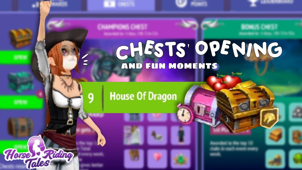 Top 10 this week!!! Rewards chests and few moments🫶🏻🎉🎉 ~ Horse Riding Tales ~