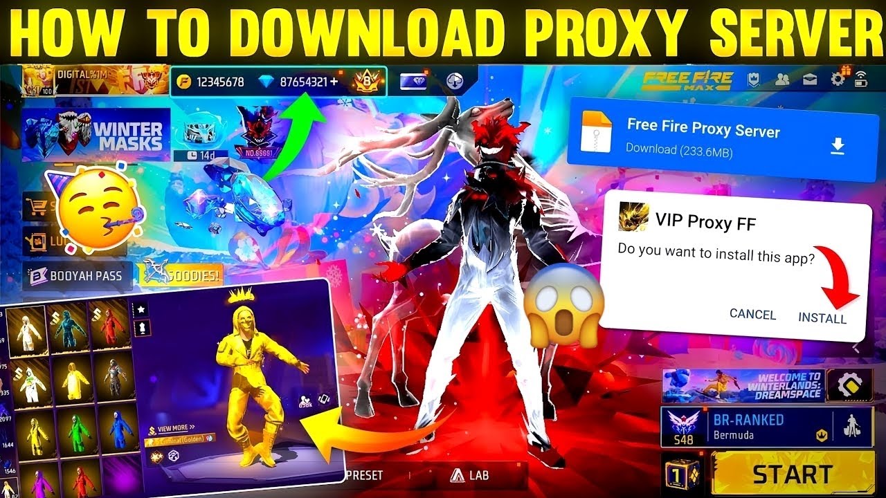 How To Download Proxy Server In Free Fire 💯😱🔥 | Free Fire Proxy Server | Proxy Server Free Fire