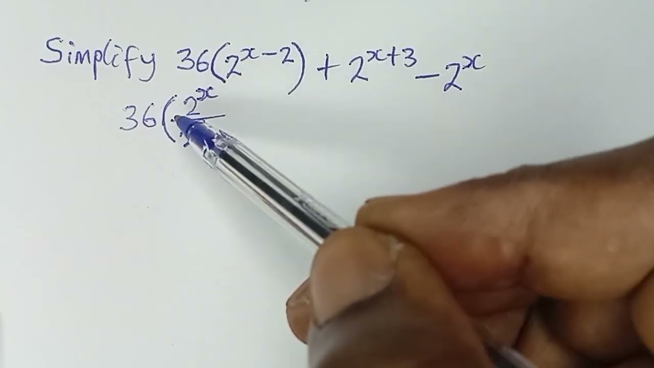 Detailed Simplification for Exponential Expressions || Easy Video Guide