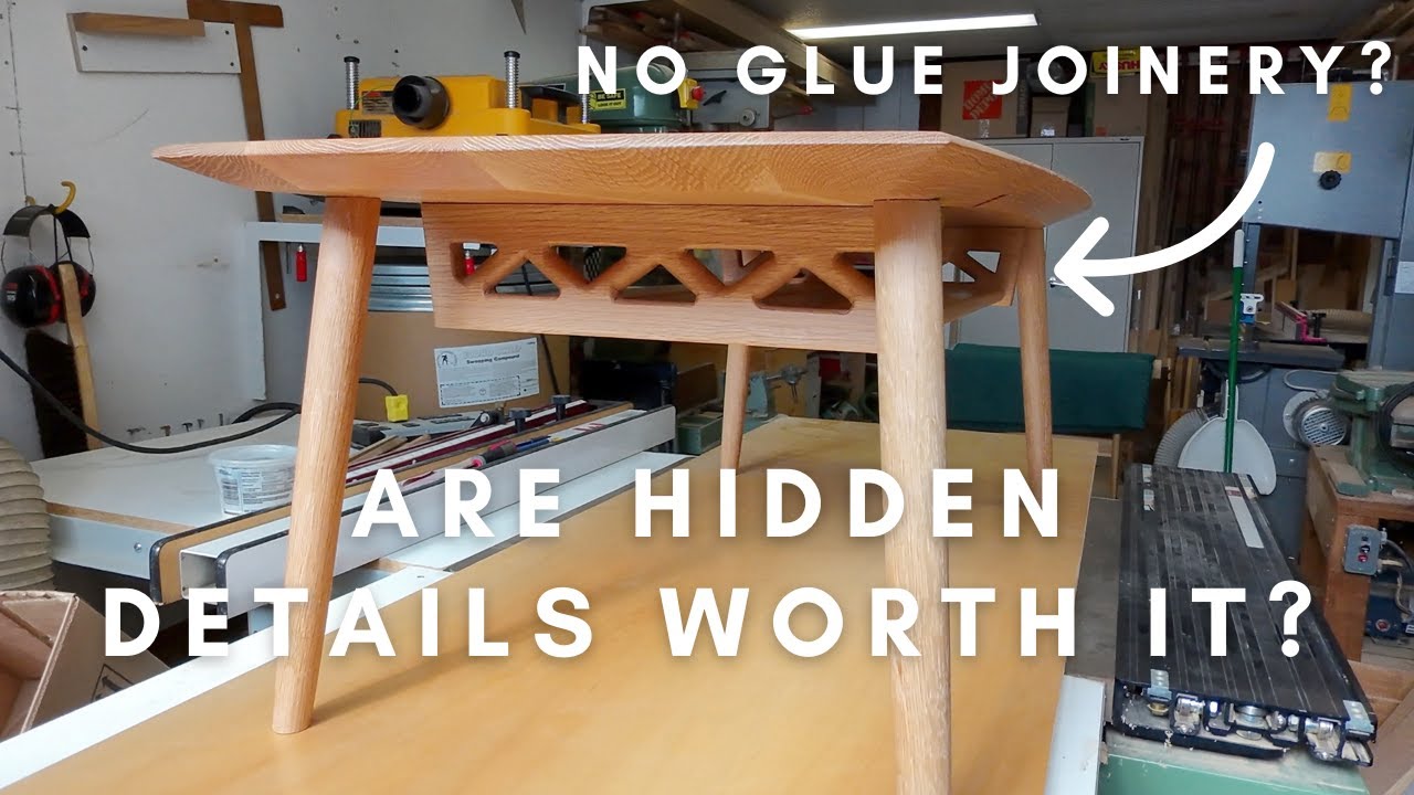 White Oak Wood Coffee Table - Full Build | Details Woodworkers Can Appreciate 