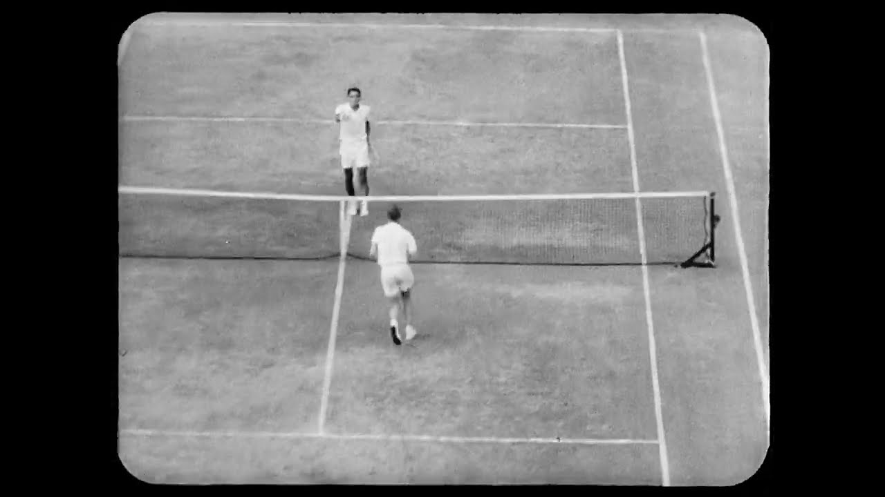 Fraser 🇦🇺 defeats Olmedo 🇵🇪 at Tennis 1959 U.S. National Championships (HD)