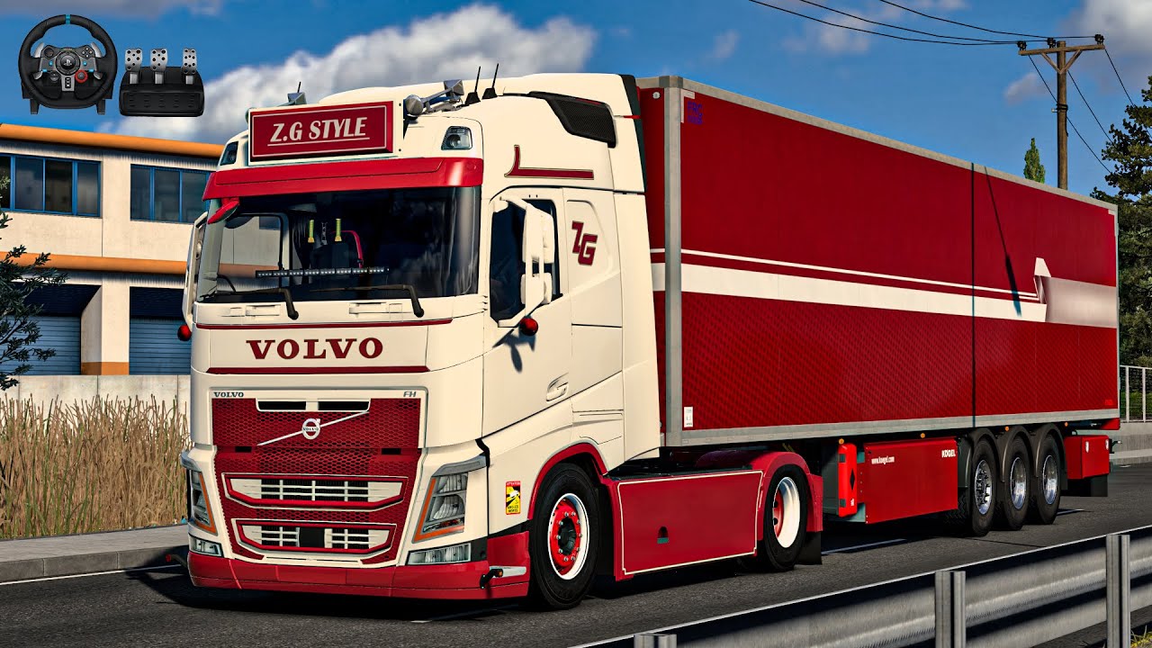 Realistic Driving VOLVO FH500 ZG Holland Style | Logitech G29 | Euro Truck Simulator 2