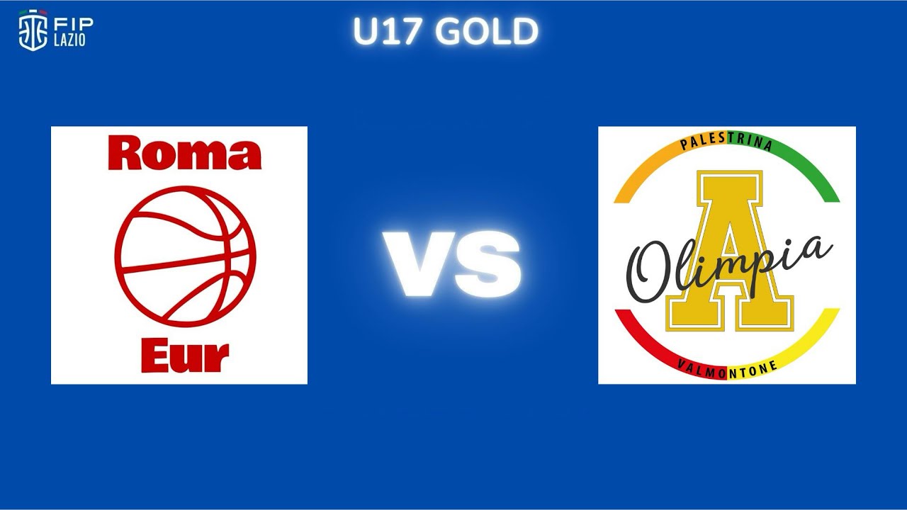 🔴  U17 - ROMA EUR vs A. OLIMPIA  56 - 63  (27/04/2025 - VI FASE 2)