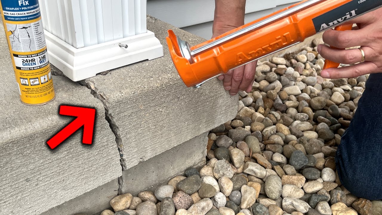 Fix for Large Concrete Cracks and Gaps