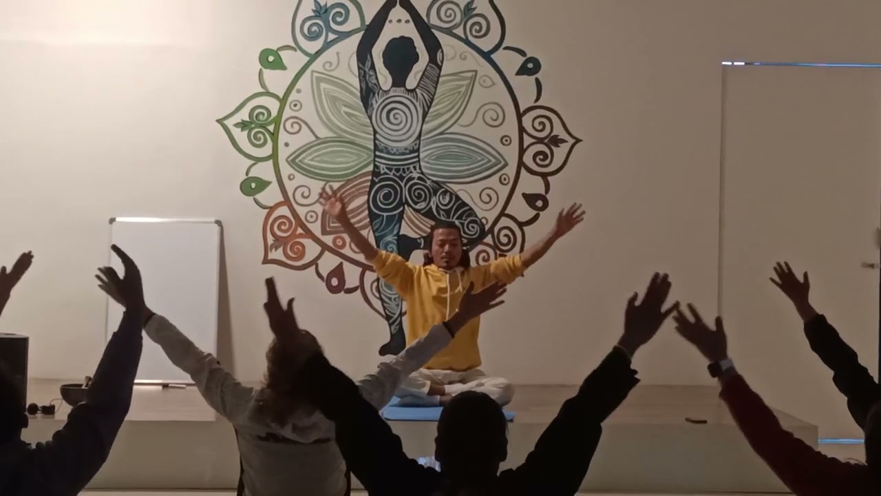 Yoga studio dharan 18//योगा//