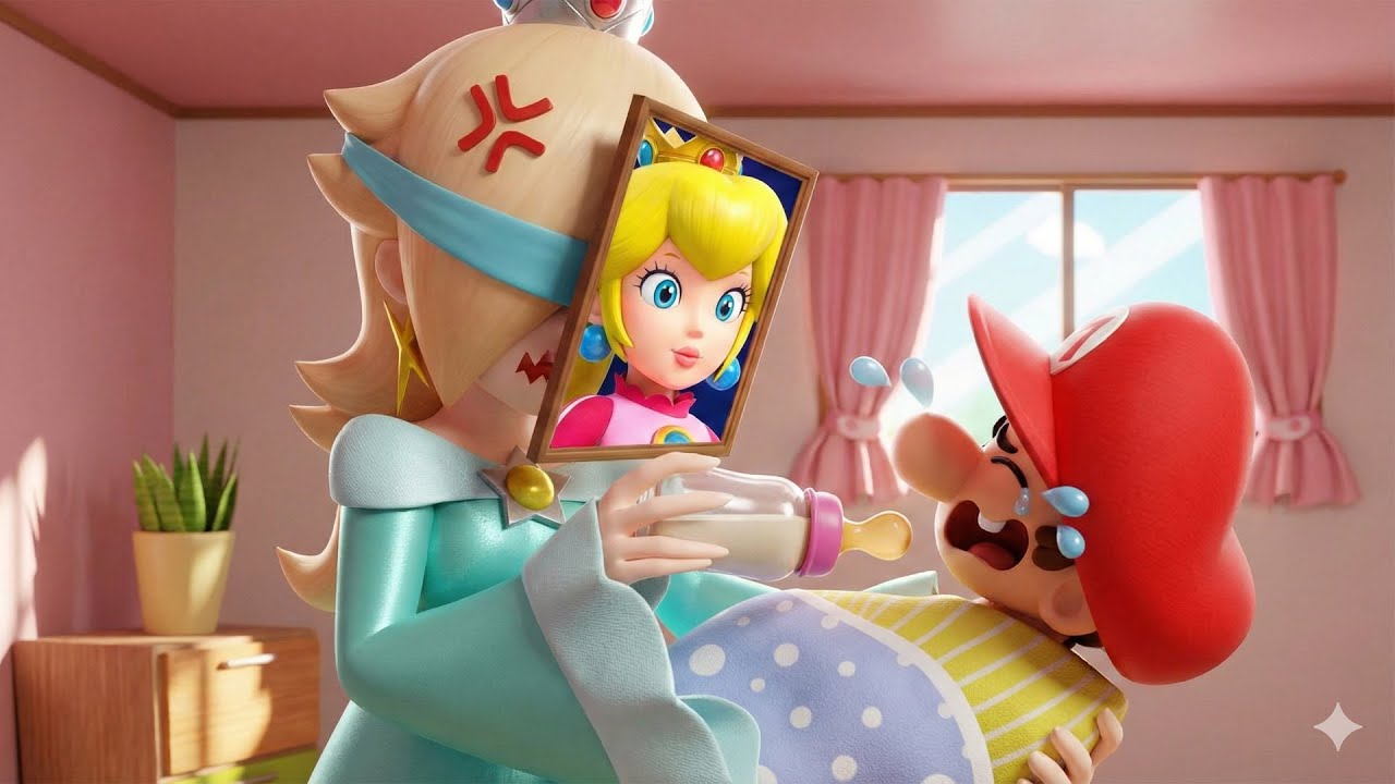Pobre Bebé Mario: ¿Quién es la verdadera mamá? | Súper Mario Bros La Película