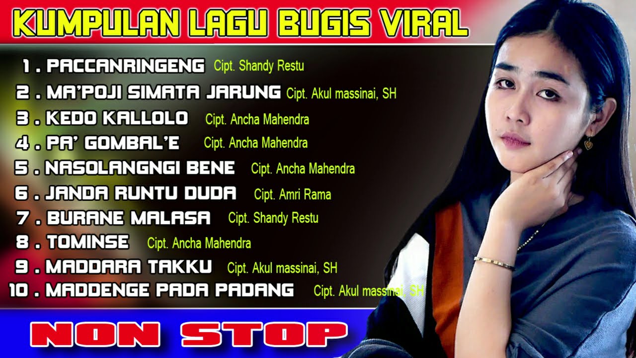 KUMPULAN LAGU BUGIS VIRAL // VOC. ANCHA MAHENDRA & EVA APRILIA PUTRI