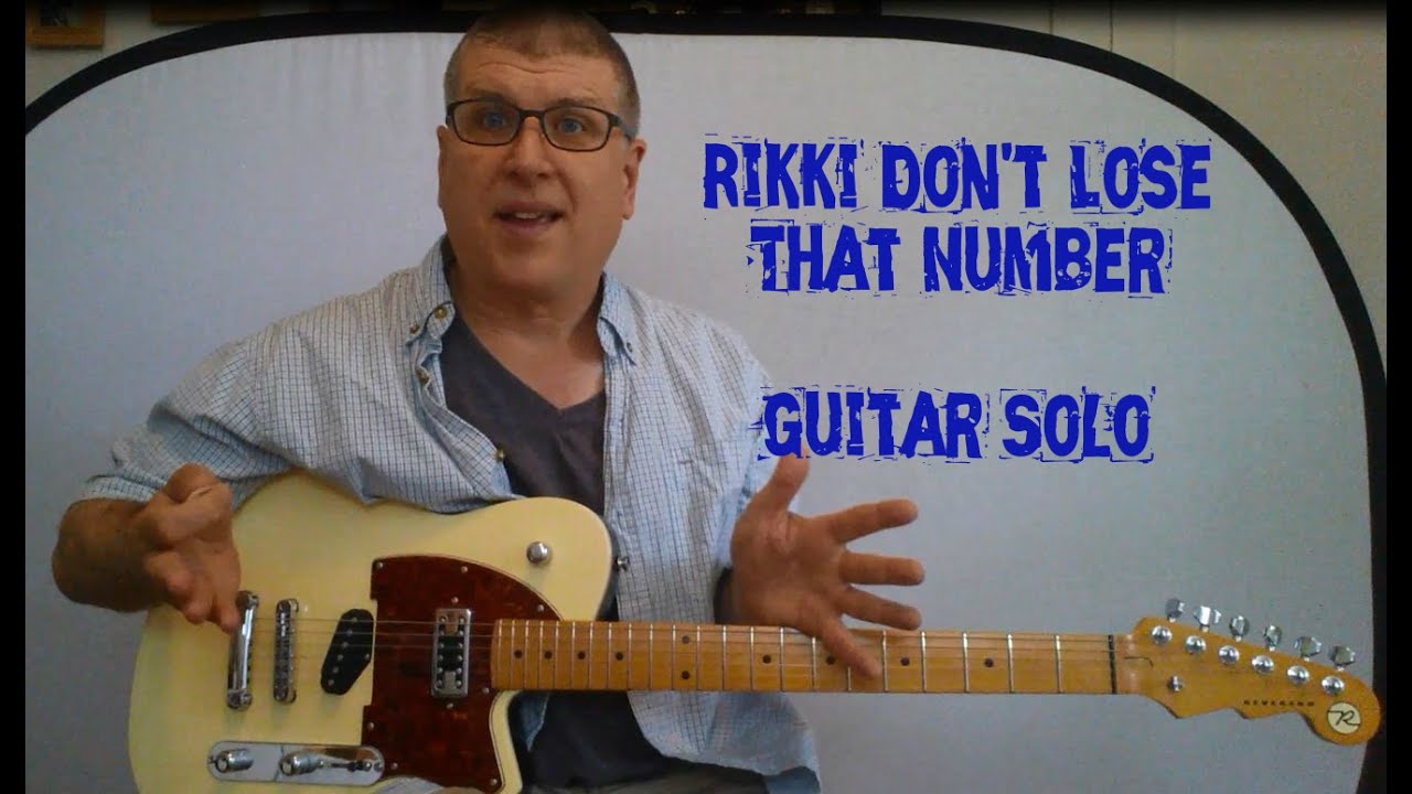 Rikki Don't Lose That Number by Steely Dan (Guitar Solo Lesson with TAB)