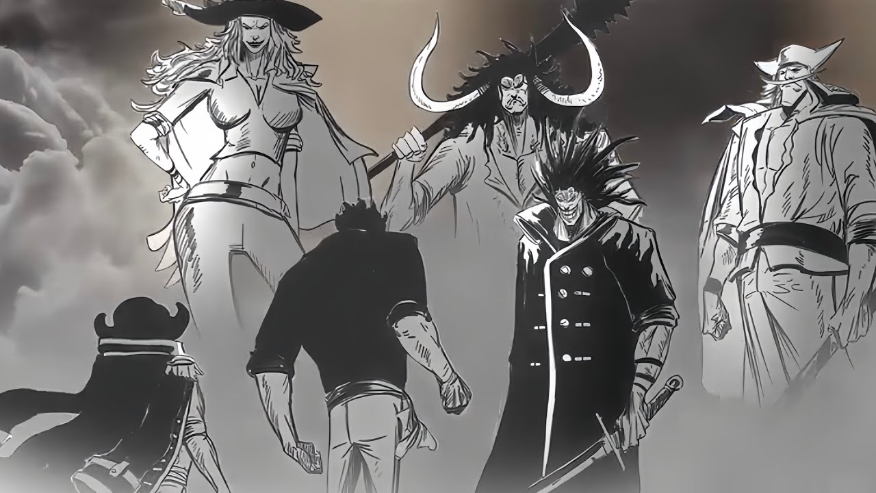 Rocks D. Xebec vs Garp and Roger | Manga Animation