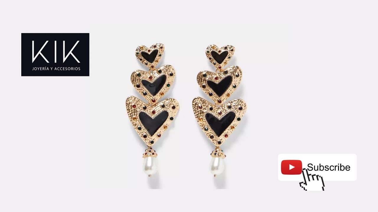 ARETES LARGOS DORADOS 2021 | TENDENCIAS &Uacute;NICAS 😍💫🙌🏼 #shorts #jewelry #bisuteria #kikjoyeria
