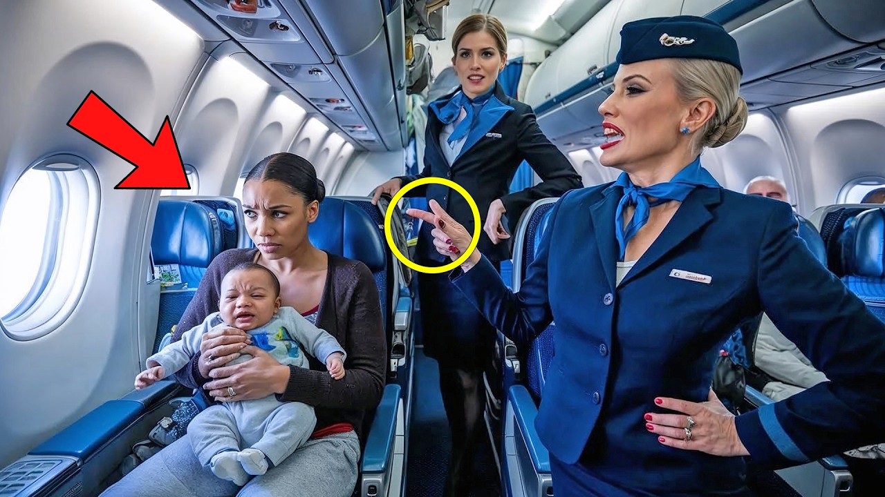 Cabin Crew Ignored a Crying Black Mother in Economy — Until a Billionaire Passenger Intervened...