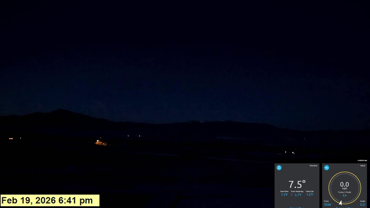 Weathercam Live -  Boulder Valley, MT