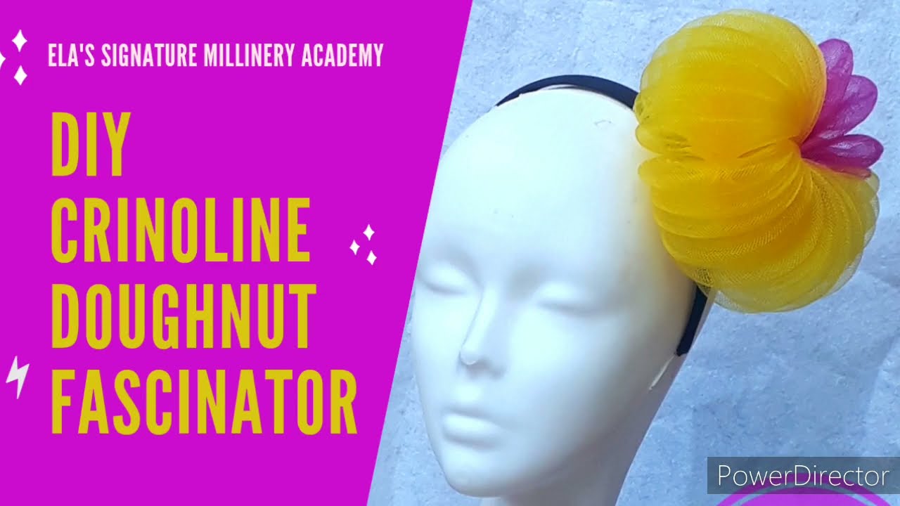 DIY Crinoline Doughnut Kids Fascinator