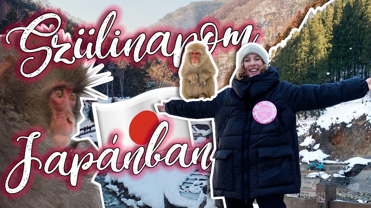 Majmokat kaptam a szülinapomra! | SNOW MONKEY PARK | JAPÁN VLOG