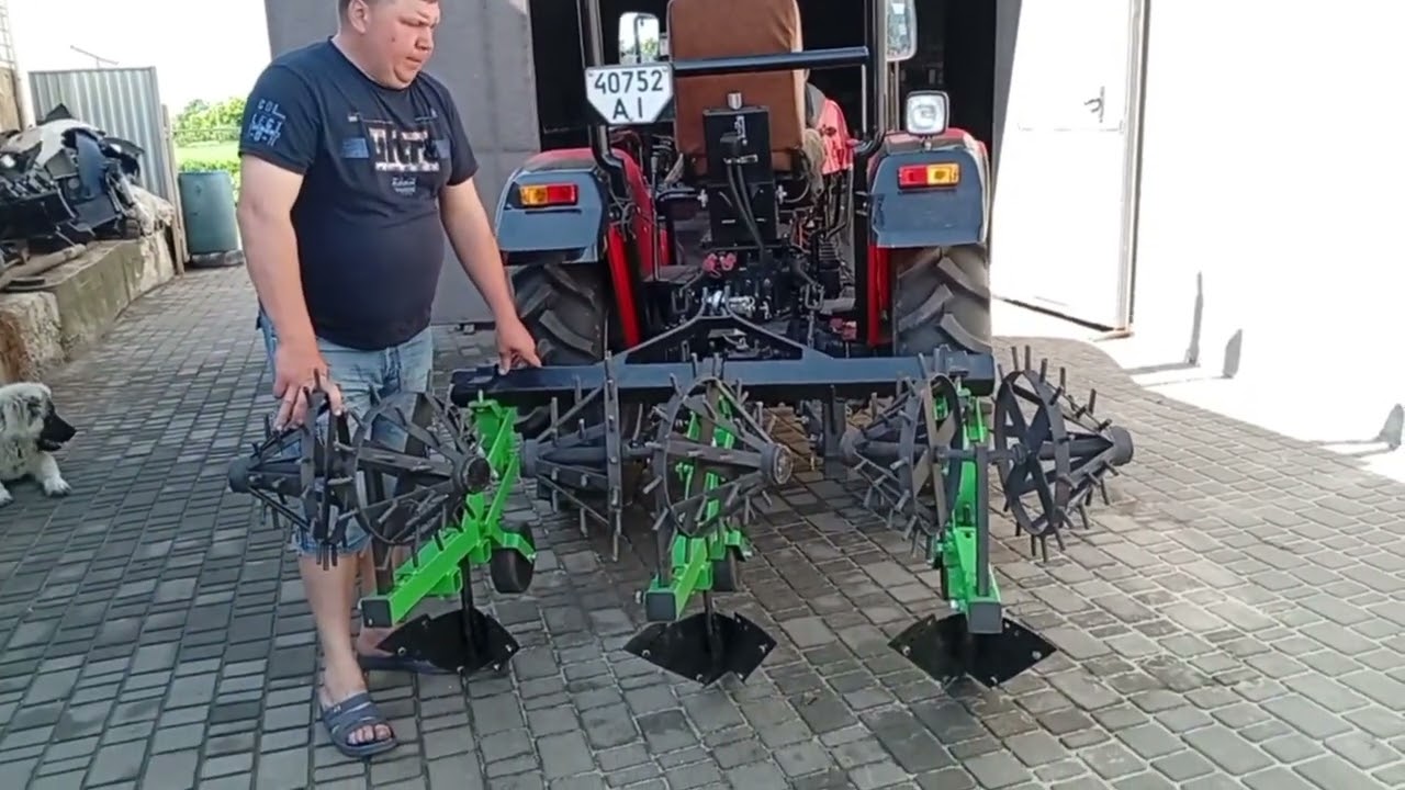Міжрядний культиватор зі саморобною рамою.Робота та враження!!!