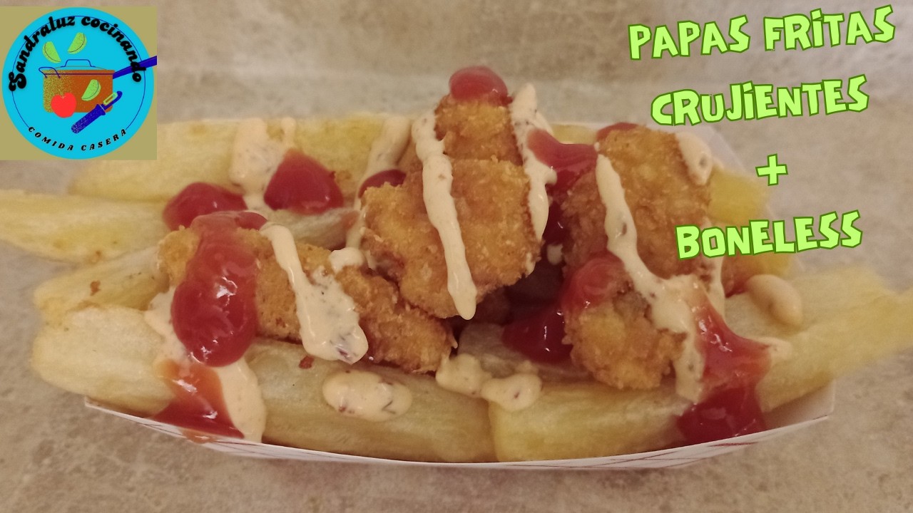Como hacer papas fritas crujientes /🍟 🍟secreto para que queden crocantes.😍