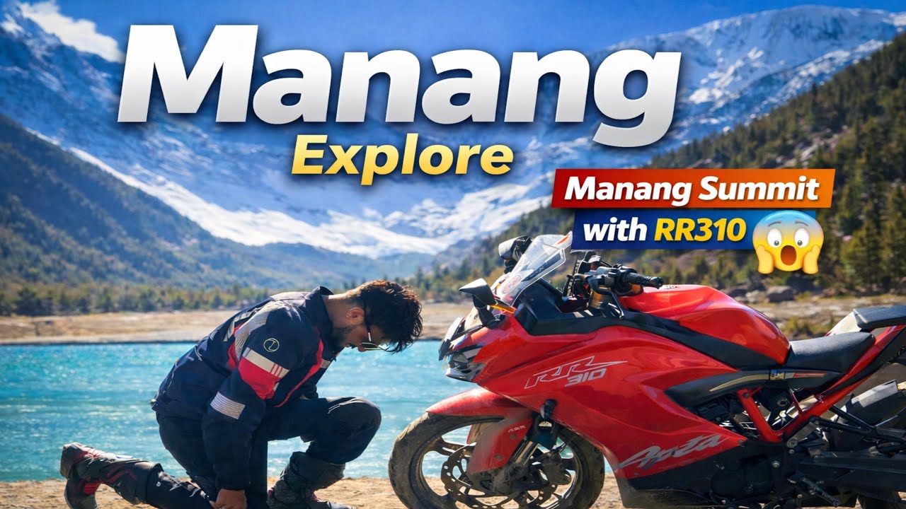 Finally Manang Summit And Explore Kar Liya Apne RR310 Se 😱❤️ Gondia To Nepal 🇳🇵