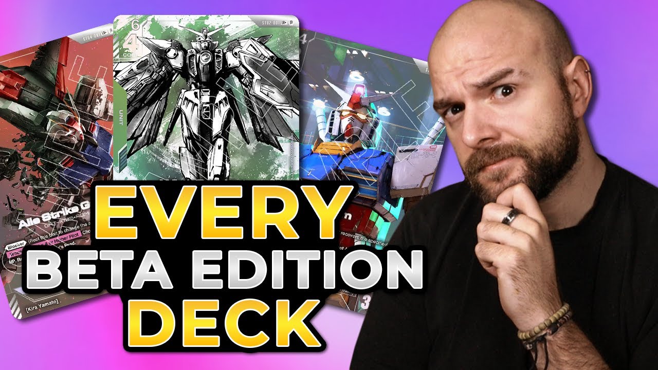 The BEST DECKS of the Gundam Card Game Beta Edition