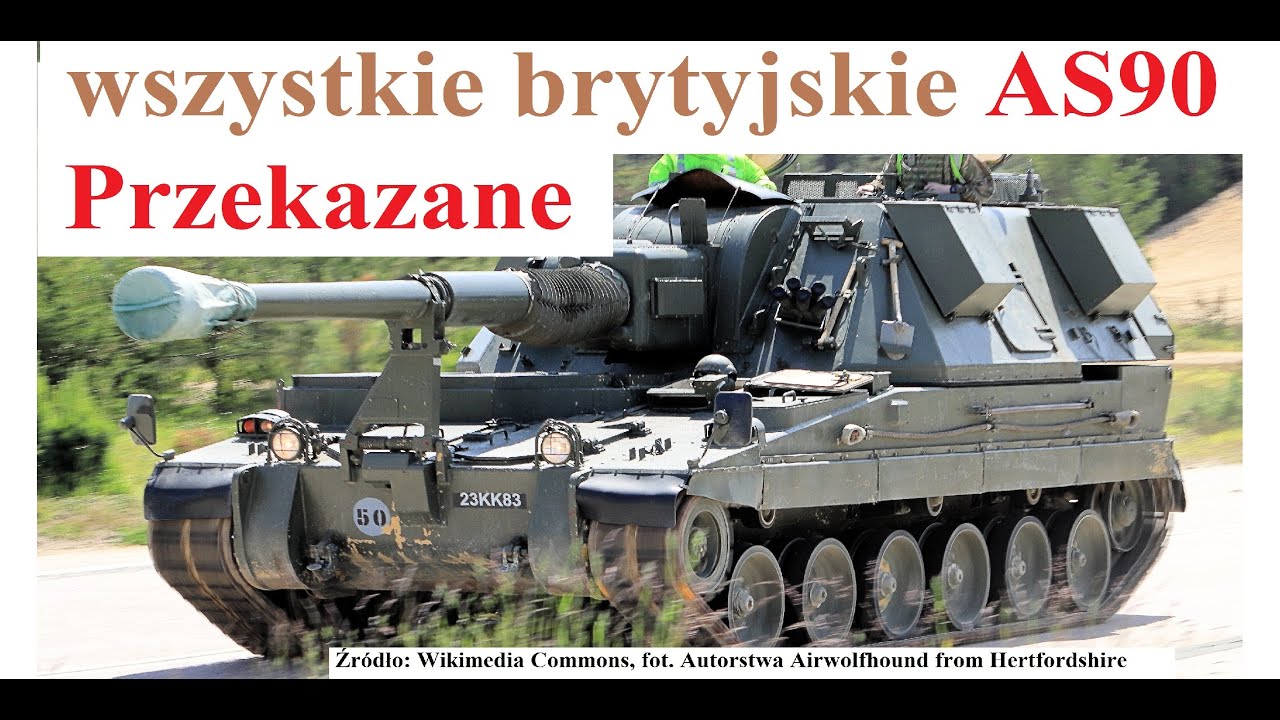 Wszystkie brytyjskie AS90 przekazane