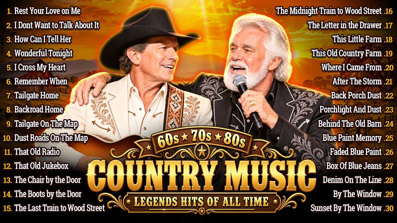Best Country Songs | Golden Country Town - Classic Country of 60s 70s 80s