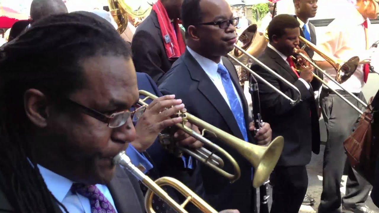 Second Line Parade in Memory of Trumpeter Abram Wilson