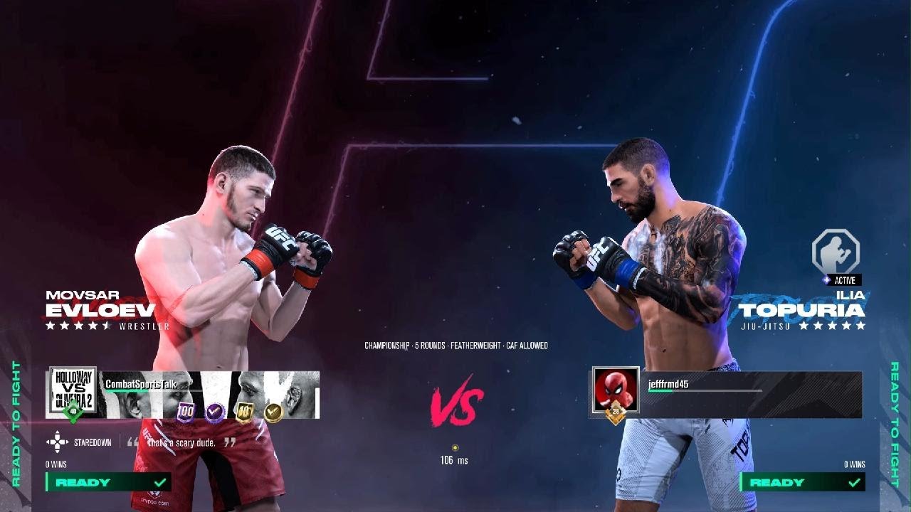 UFC 5 Movsar Evloev vs Ilia Topuria