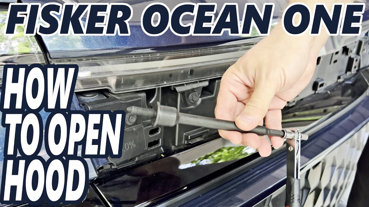 Fisker Ocean - How To Open & Close the Hood