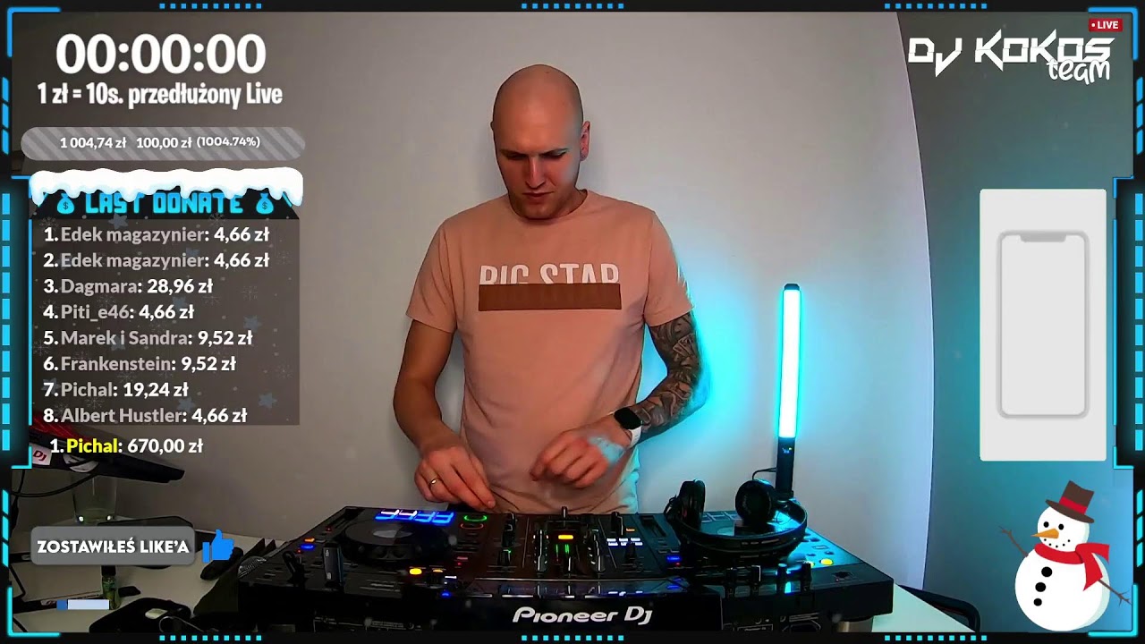 🔴 LIVE  ⚡️🔥 DJ KOKOS  MIX ⚡️NAJLEPSZA MUZYKA KLUBOWA 🥳 (16.01.26)
