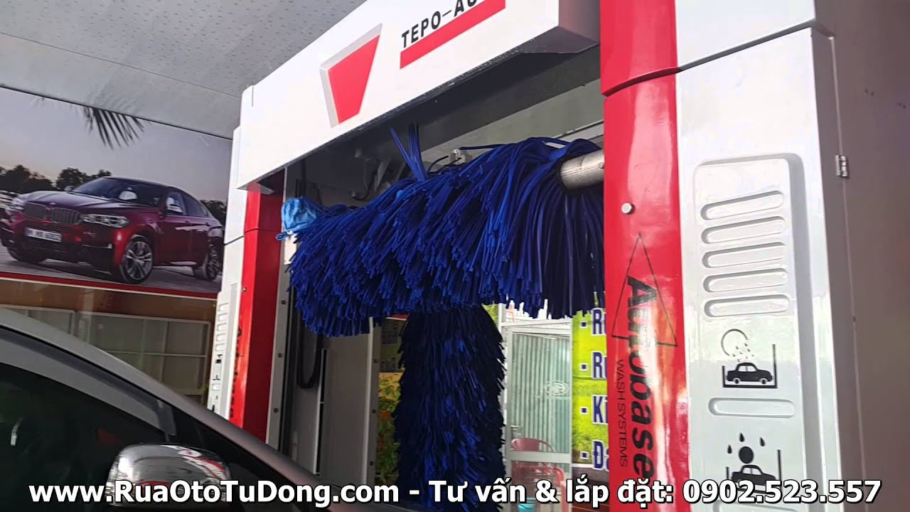 Hệ thống rửa oto tự động Đà nẵng - Rua Oto Tu Dong - Rửa Xe Tự Động