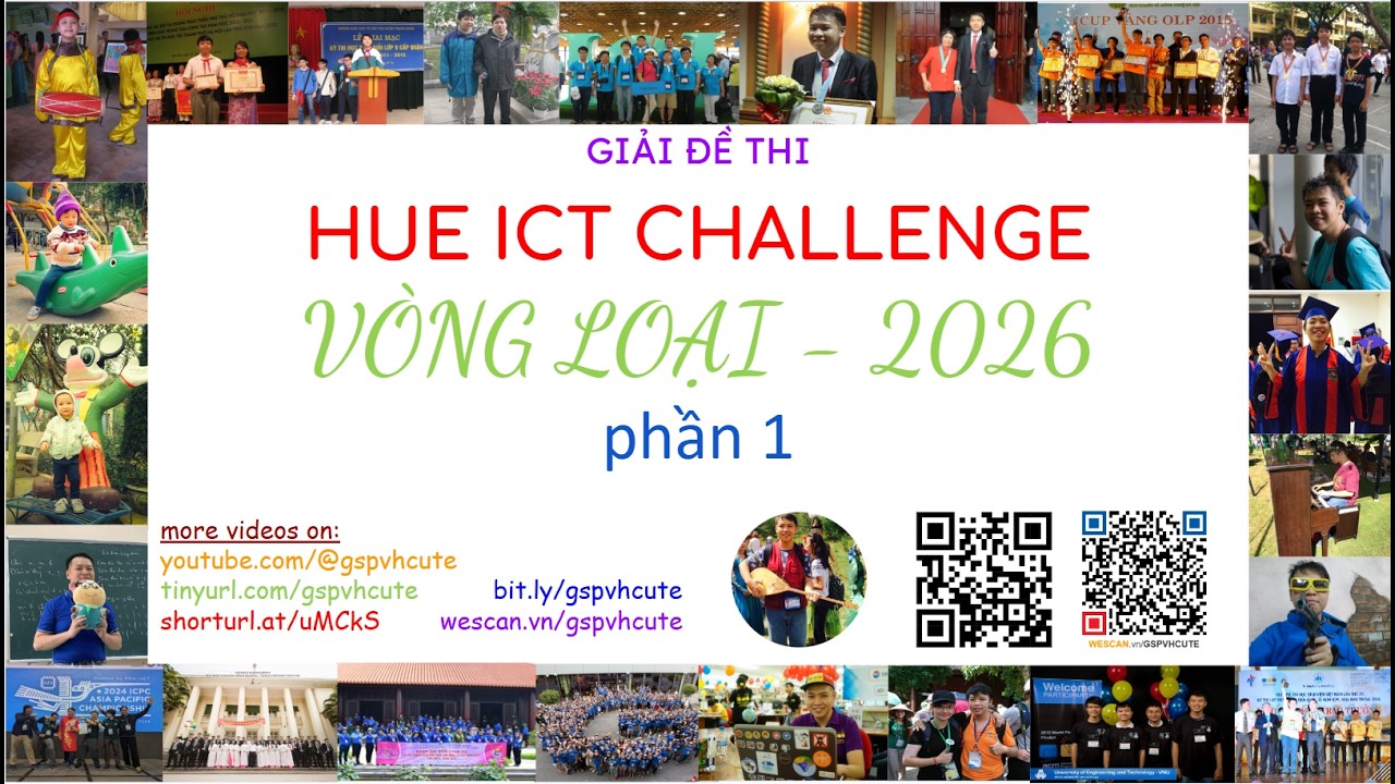 Giải đề thi vòng luyện tập Olympic Miền Trung Tây Nguyên 2026 - Khối chuyên tin