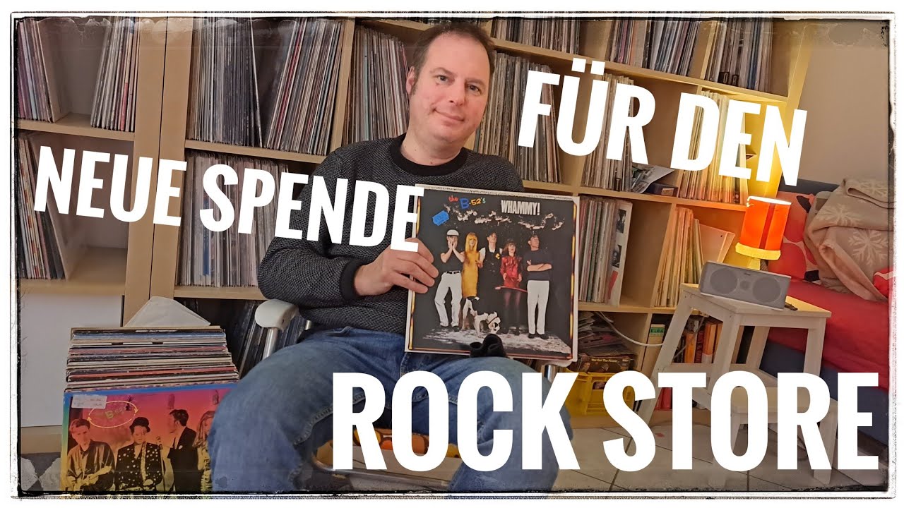 NEUE SCHALLPLATTEN SPENDE FÜR DEN ROCK STORE #Spende #vinyl #vinylcommunity #schallplatten  