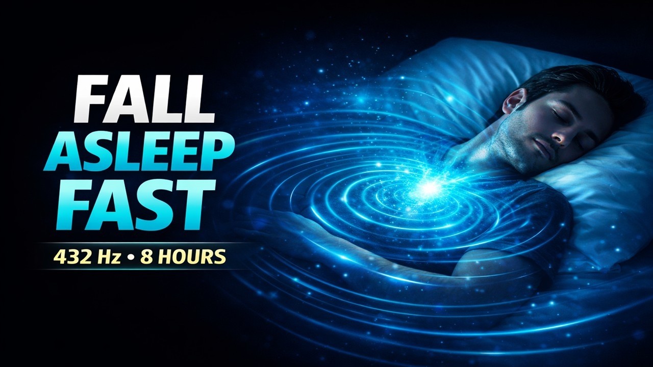 432 Hz Deep Sleep Music | 8 Hours Healing Frequency for Relaxation, Stress Relief & Peaceful Sleep