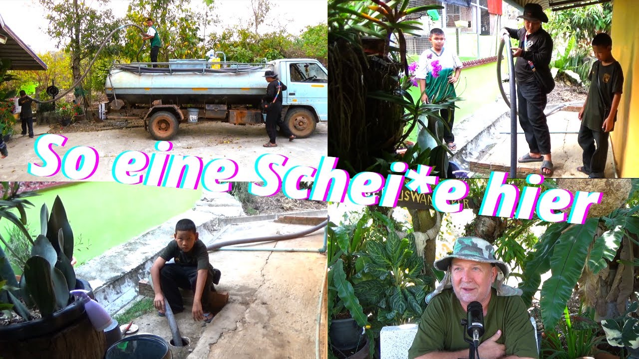 Wohin mit deiner Schei*e in Thailand? Das Schmutzwasser Problem. Es gibt keine Kläranlage bei uns.
