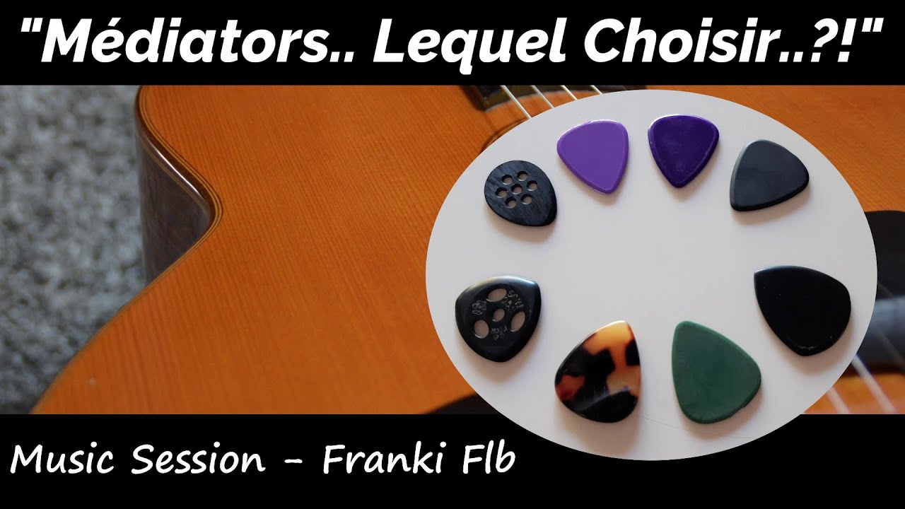 Test Médiators Jazz Manouche - Gypsy Jazz Guitar Picks