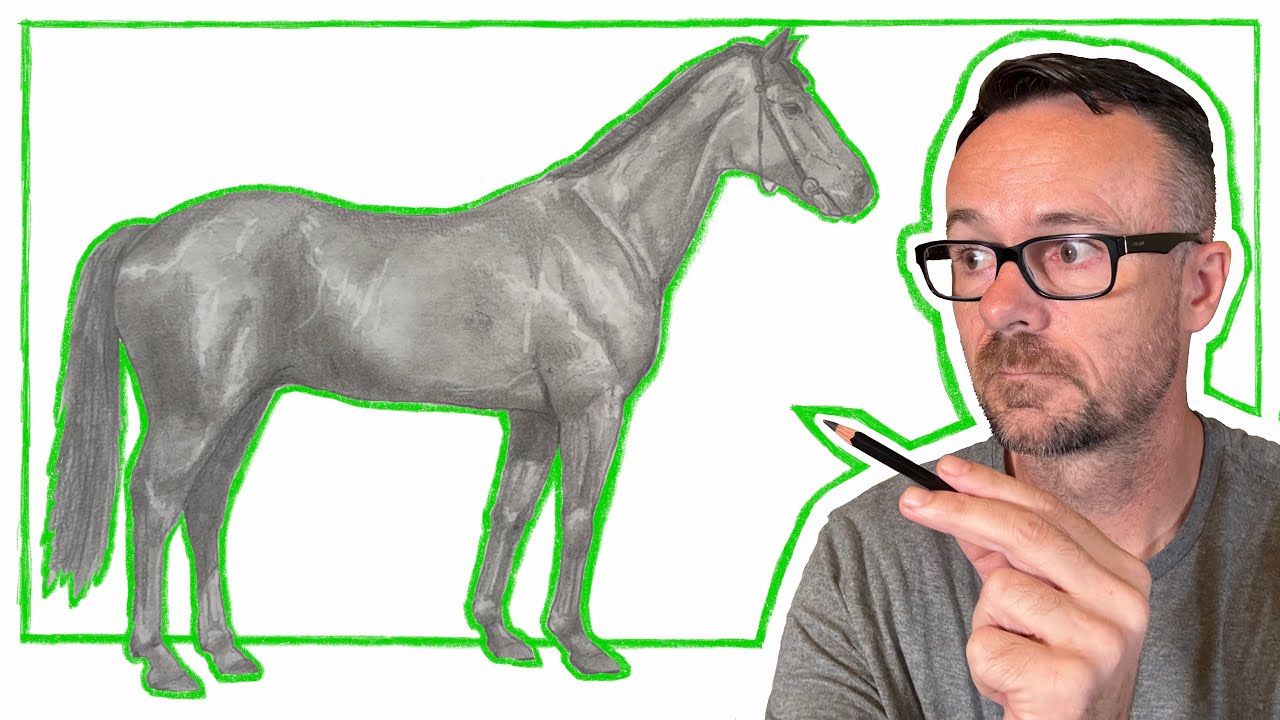 Draw a Realistic Horse (Beginner Step-by-Step Tutorial)