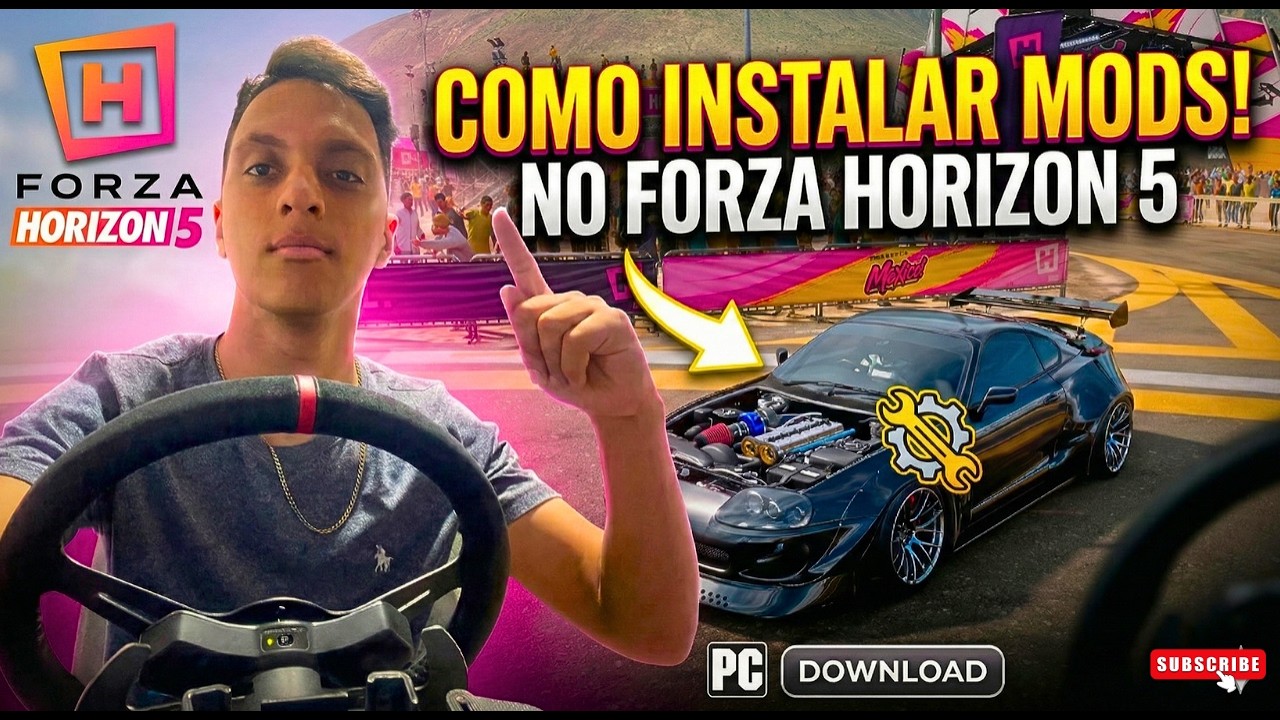 Como Instalar Mods no Forza Horizon 5 em 2026 I Tutorial PT - BR I PC
