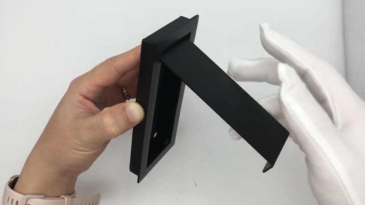 Black Stainless Steel Concealed Invisible Cabinet Handles with Cover