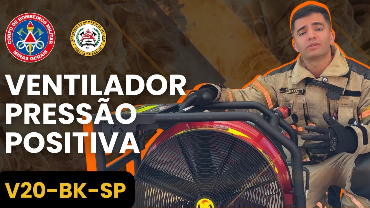 Ventilador de Pressão Positiva - V20-BK-SP