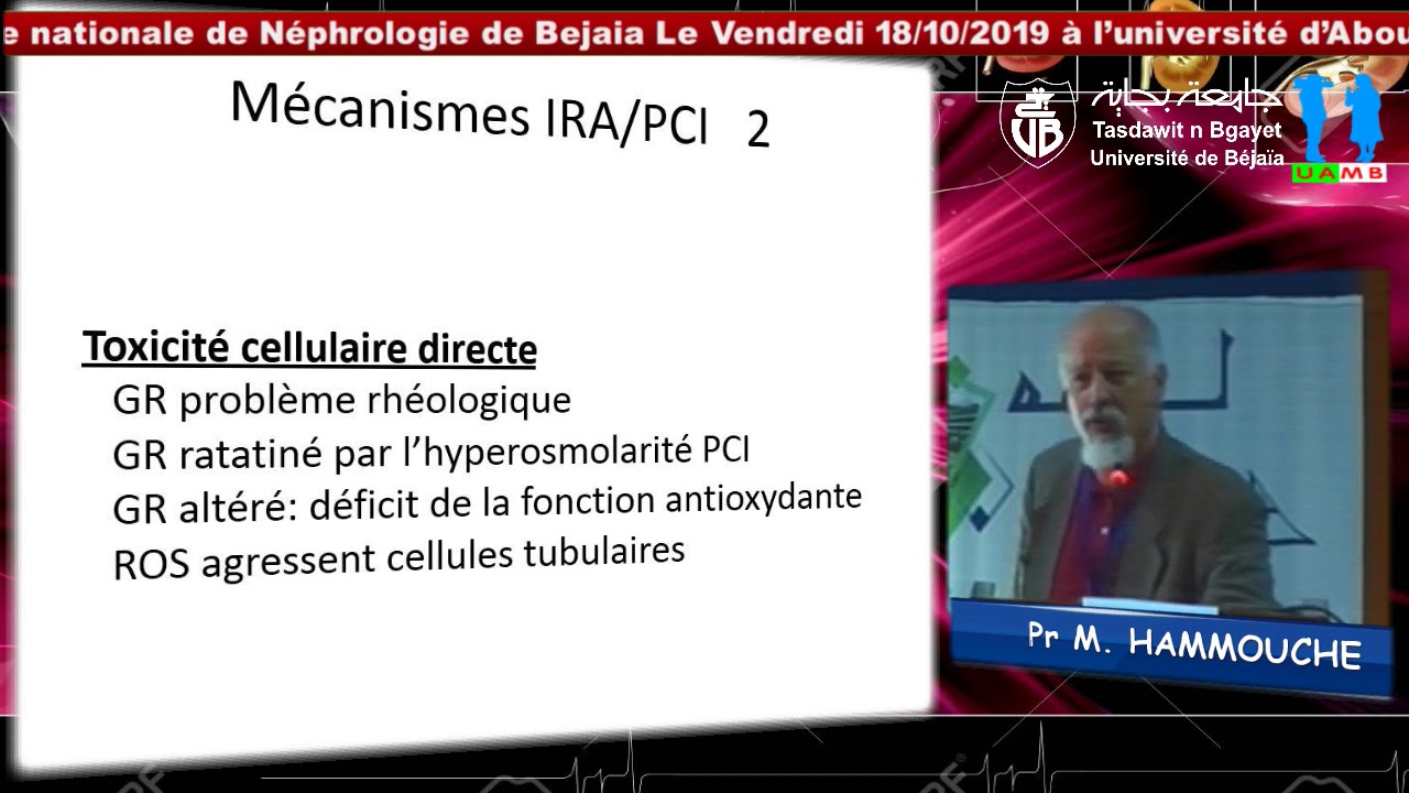 Communication du Pr M.Hammouche