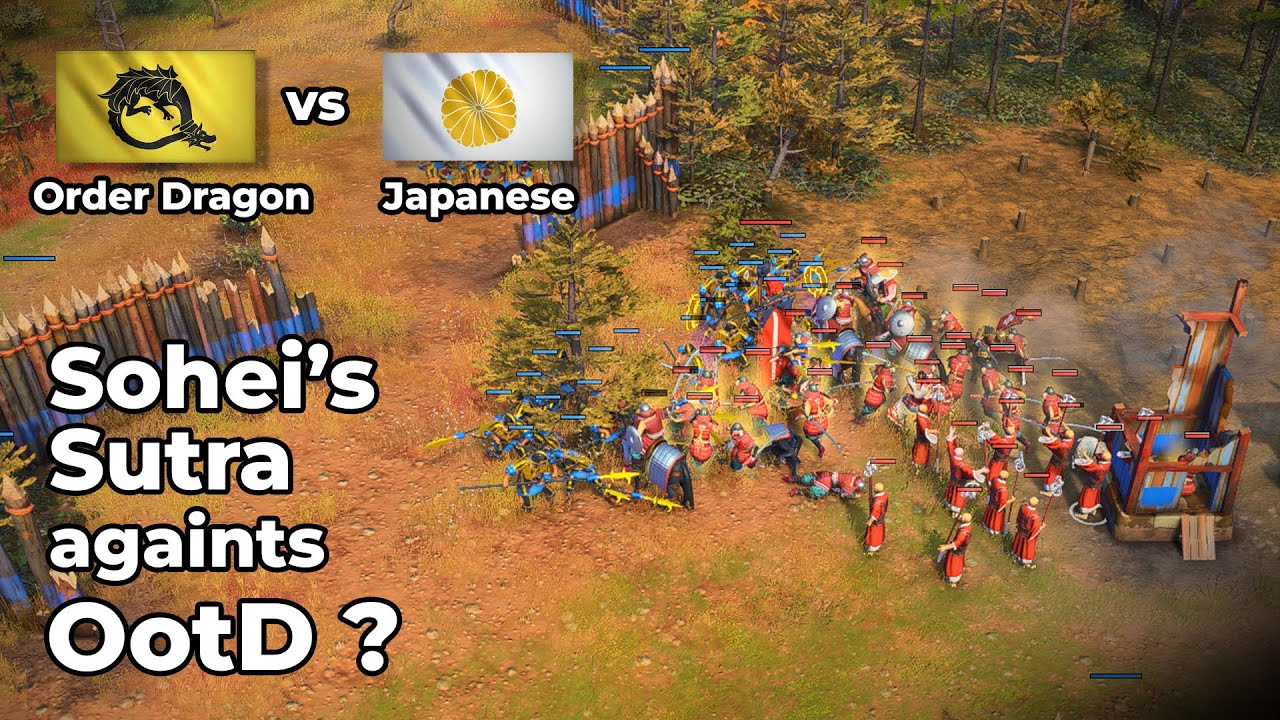 AoE4 - Order Dragon vs Japanese - Is NEW PATCH OotD's buff good enough?