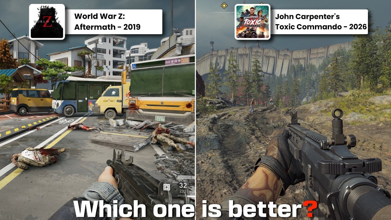 World War Z vs John Carpenter's Toxic Commando &ndash; Which Zombie Game Is Better?