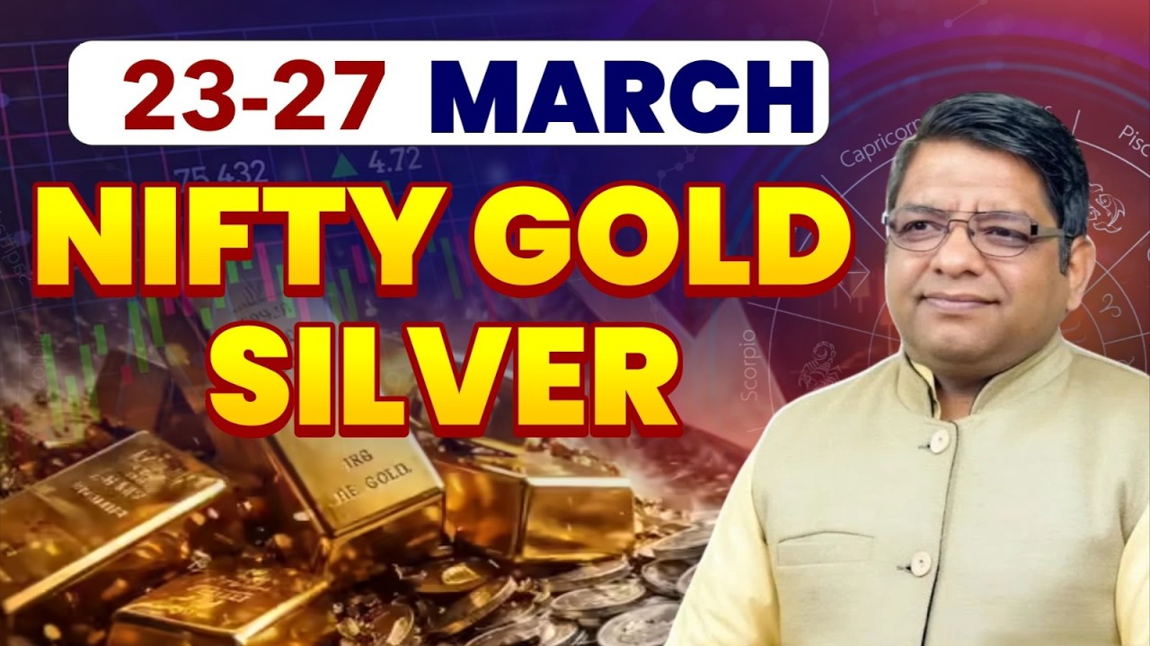 Planetary Impact on Markets | Nifty, Gold & Silver Outlook (23&ndash;27 March) | Astro Trading Analysis