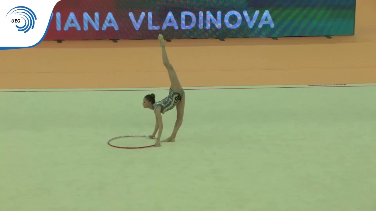 Neviana VLADINOVA (BUL) - 2018 Rhythmic Europeans, all around final hoop