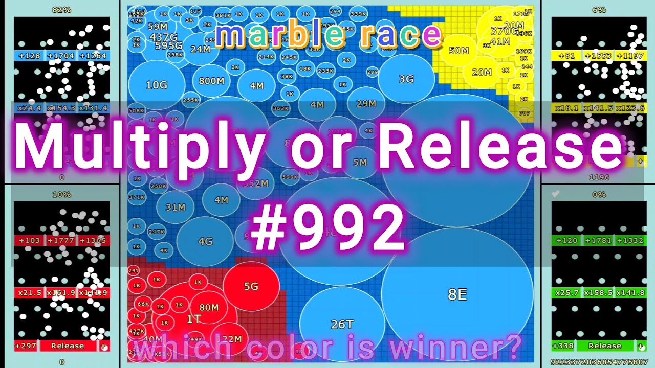 Multiply or Release #992   Marble Race
