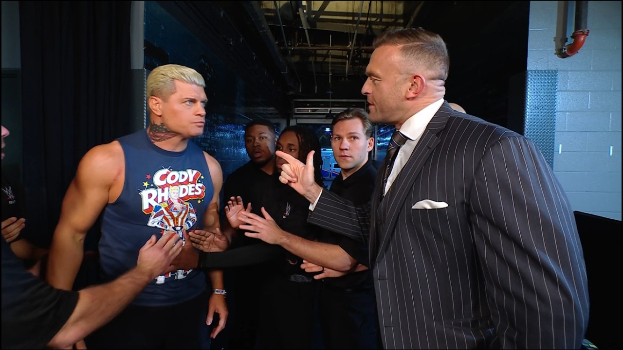 Nick Aldis confronts Cody Rhodes - WWE SmackDown 6/2/2026