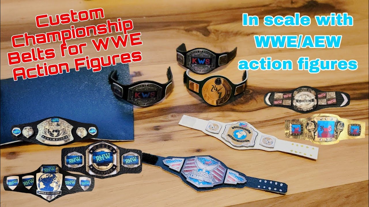 Custom Championship belts for WWE Action Figures!