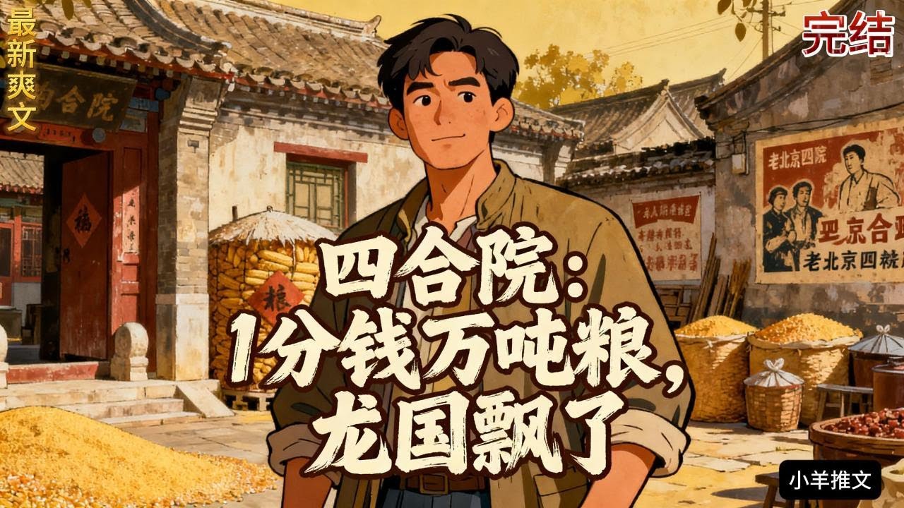 完结《四合院：1分钱万吨粮，龙国飘了》穿越到80年代的四合院，成为供销社采购员，面对龙国南涝北旱的严峻自然灾害，李建国觉醒了未来时空交易系统……#小说  #推文  #重生 #爽文 #有聲