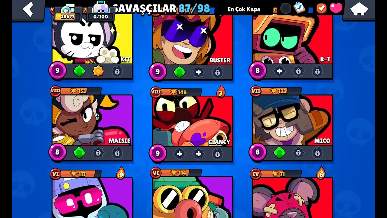 Brawl Stars oynadım