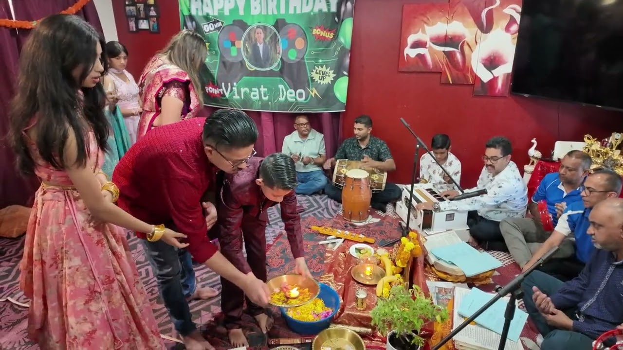 Ramayan Chaupai by JRBFM on Virat Deo's Birthday at Vikash Deo Mithuns residence
