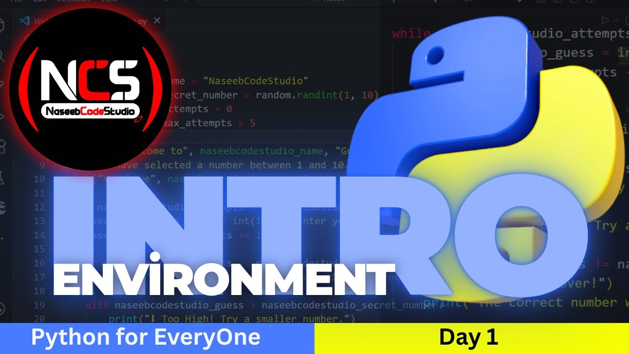 Introduction to Python & Environment setup | Python For Everyone-Day1